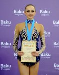 Женская команда Азербайджана по акробатике завоевала золото, у гимнастки Марины Дурунды - серебро (ФОТО)