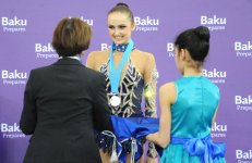 Женская команда Азербайджана по акробатике завоевала золото, у гимнастки Марины Дурунды - серебро (ФОТО)
