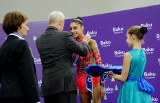 Женская команда Азербайджана по акробатике завоевала золото, у гимнастки Марины Дурунды - серебро (ФОТО)