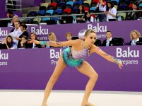 Азербайджанская гимнастка занимает второе место в многоборье (ФОТО)