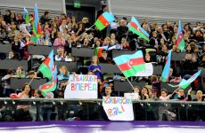 Азербайджанская гимнастка занимает второе место в многоборье (ФОТО)