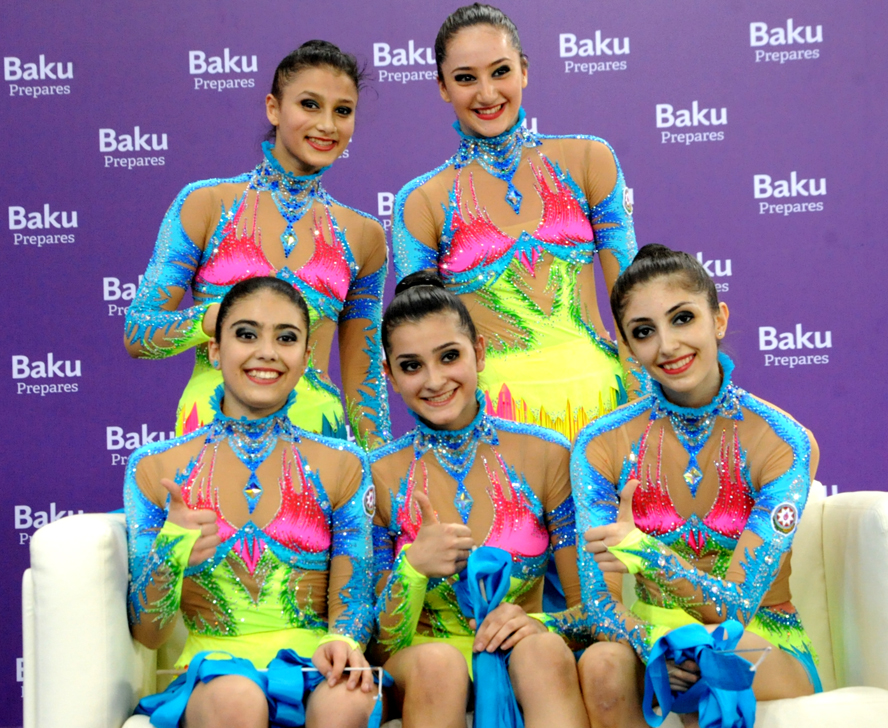 Азербайджанская гимнастка занимает второе место в многоборье (ФОТО)