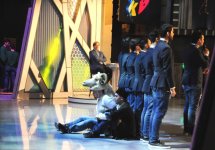 "Прически модные, бабочки, лоск" -  "Сборная Баку"  в четвертьфинале Премьер - лиги КВН (ФОТО)