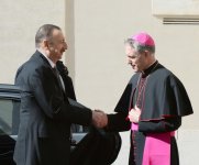 Президент Ильхам Алиев и его супруга  встретились в Ватикане с Папой Франциском (ФОТО)