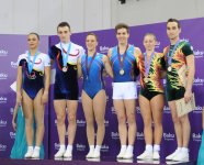 Азербайджанский гимнаст заработал "золото" в индивидуальных соревнованиях по прыжкам на батуте (ФОТО)