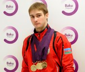 Азербайджанский гимнаст стал пятикратным чемпионом Открытого объединенного чемпионата страны (ФОТО)