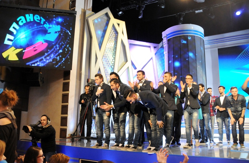 "Прически модные, бабочки, лоск" -  "Сборная Баку"  в четвертьфинале Премьер - лиги КВН (ФОТО)