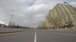 Завершены ремонтные работы на вспомогательной дороге пр. Гейдара Алиева в Баку (ФОТО,ВИДЕО)