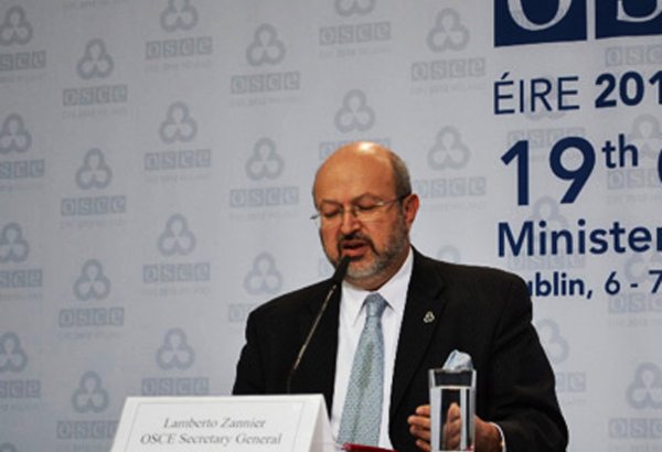 Генсек ОБСЕ считает важным заявления о прекращении огня на линии соприкосновения армянских и азербайджанских войск