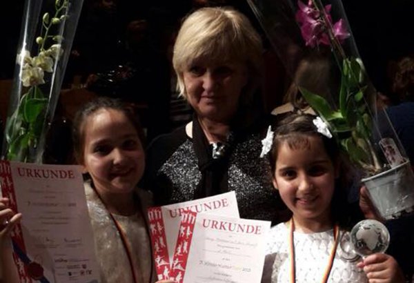 10-летняя азербайджанка стала одной из лучших в Германии (ФОТО)
