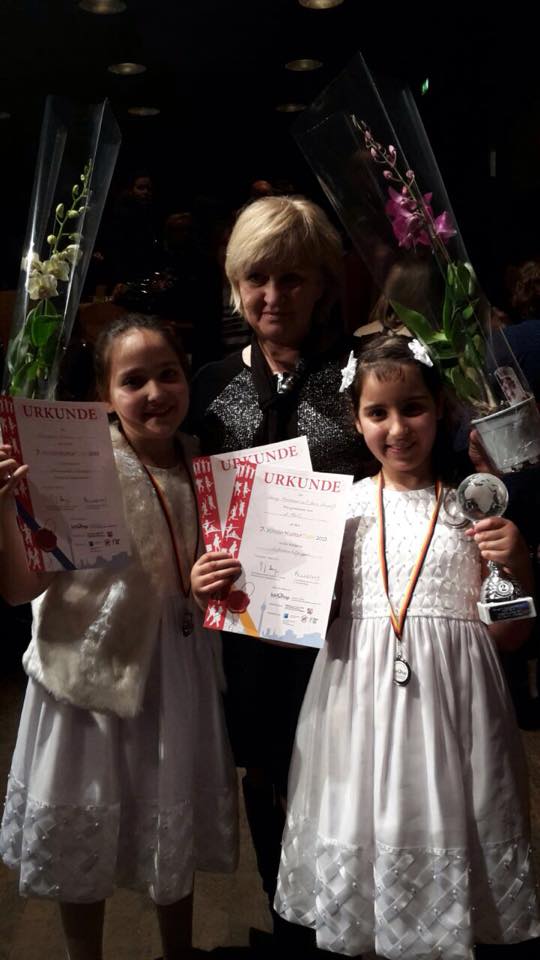 10-летняя азербайджанка стала одной из лучших в Германии (ФОТО)