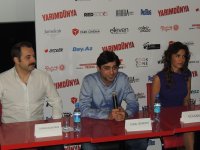 Мири Юсиф и Турал Асадов рассказали о новом фильме "Yarımdünya" (ВИДЕО, ФОТО)