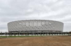 Президент Азербайджана и его супруга приняли участие в открытии Бакинского Олимпийского стадиона (ФОТО)