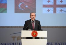 Президенты Азербайджана, Турции и Грузии приняли участие в церемонии закладки TANAP (версия 2) (ФОТО)(ВИДЕО)