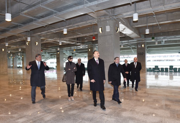 Президент Азербайджана и его супруга приняли участие в открытии Бакинского Олимпийского стадиона (ФОТО)