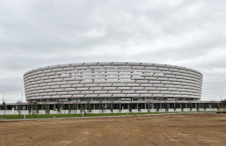 Президент Азербайджана и его супруга приняли участие в открытии Бакинского Олимпийского стадиона (ФОТО)