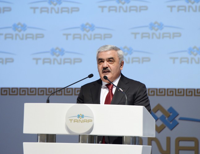 Президенты Азербайджана, Турции и Грузии приняли участие в церемонии закладки TANAP (версия 2) (ФОТО)(ВИДЕО)