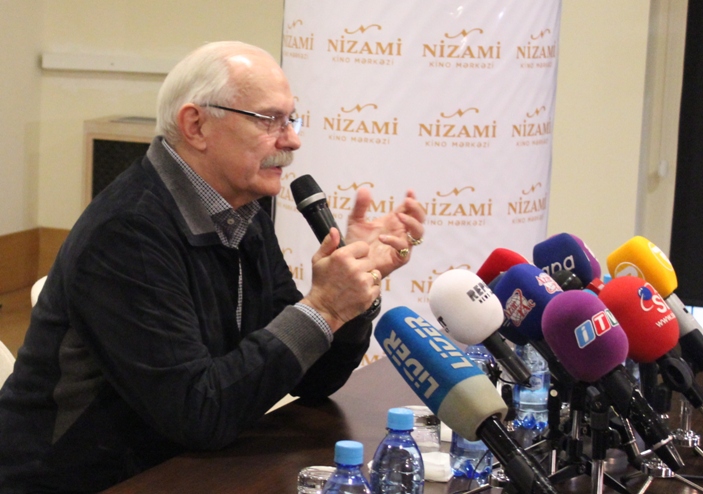 Никита Михалков встретился с азербайджанскими кинематографистами (ФОТО)