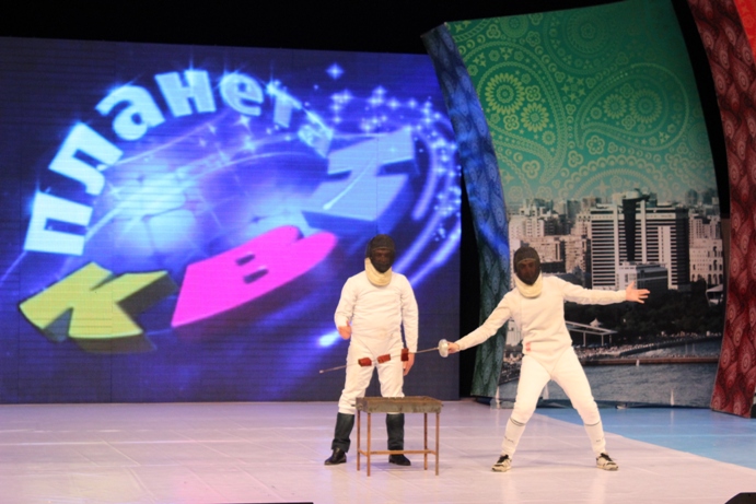 Девушки из Казахстана выиграли Азербайджанскую Лигу КВН (ФОТО)