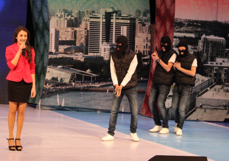 Девушки из Казахстана выиграли Азербайджанскую Лигу КВН (ФОТО)