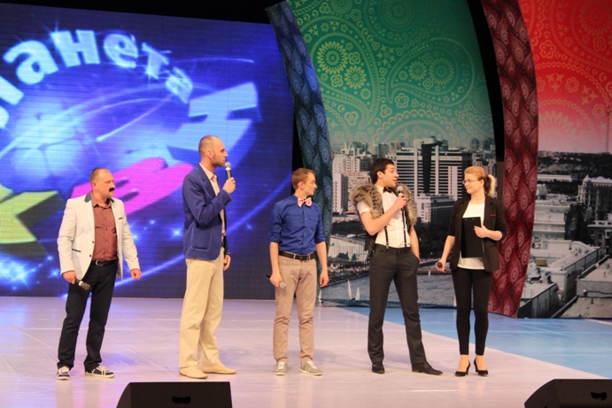 Девушки из Казахстана выиграли Азербайджанскую Лигу КВН (ФОТО)