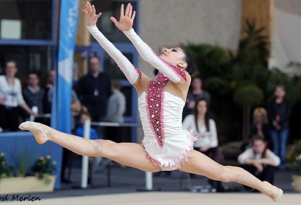 Азербайджанская гимнастка завоевала бронзовую медаль на соревнованиях в Румынии (ФОТО)