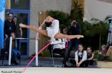 Азербайджанская гимнастка завоевала бронзовую медаль на соревнованиях в Румынии (ФОТО)