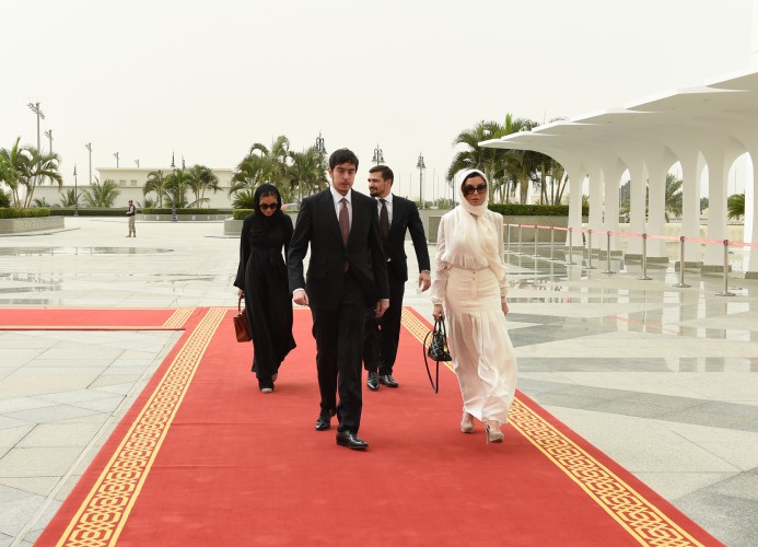 Президент Ильхам Алиев и его супруга прибыли в Джидду (ФОТО)