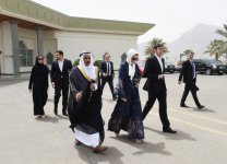 Президент Азербайджана и его супруга посетили мечеть Пророка в Медине (ФОТО)