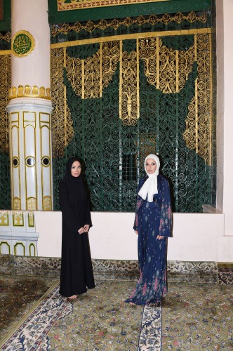 Президент Азербайджана и его супруга посетили мечеть Пророка в Медине (ФОТО)