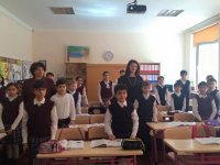 Чешский политолог Татьяна Перглер стала гостем Фонда "Знание" в Баку (ФОТО)