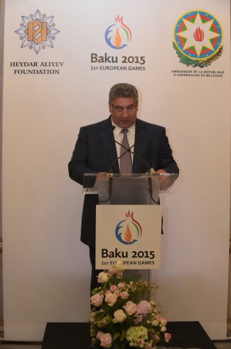 При организации Фонда Гейдара Алиева в Брюсселе состоялась презентация Евроигр «Баку-2015» (ФОТО)