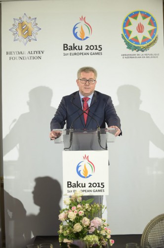 При организации Фонда Гейдара Алиева в Брюсселе состоялась презентация Евроигр «Баку-2015» (ФОТО)