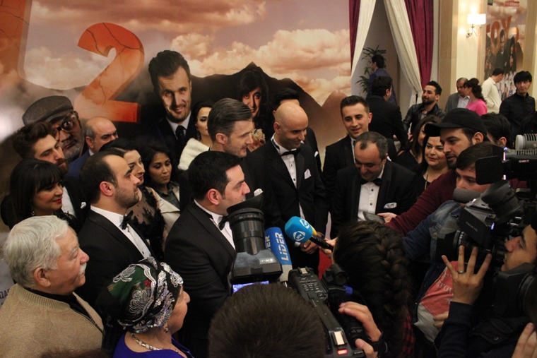 Азербайджанские звезды представили комедию "Свадьба -2"  (ФОТО)