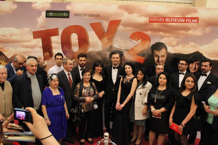 Азербайджанские звезды представили комедию "Свадьба -2"  (ФОТО)