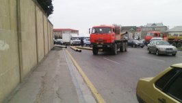 Крупная авария на центральном проспекте в Баку (ФОТО) (версия 2)