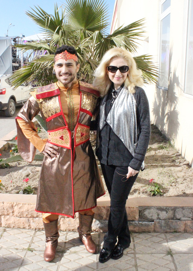 Образ Бамси-Бейрека из эпоса "Деде Горгуд" в фантастическом Фестивале Огня  Евроигр (ФОТО)