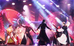 Образ Бамси-Бейрека из эпоса "Деде Горгуд" в фантастическом Фестивале Огня  Евроигр (ФОТО)