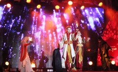 Образ Бамси-Бейрека из эпоса "Деде Горгуд" в фантастическом Фестивале Огня  Евроигр (ФОТО)