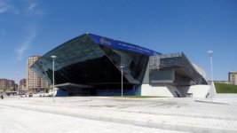 Президент Ильхам Алиев и его супруга приняли участие в открытии Бакинского конгресс-центра (ФОТО)