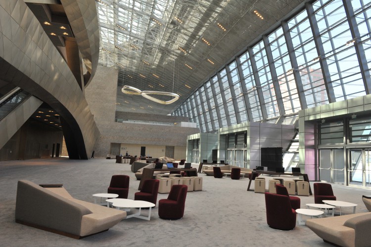 Президент Ильхам Алиев и его супруга приняли участие в открытии Бакинского конгресс-центра (ФОТО)