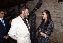 Вице-президент Фонда Гейдара Алиева Лейла Алиева приняла участие в открытии двух выставок в Азербайджанском павильоне в рамках 56-й Венецианской биеннале (ФОТО)