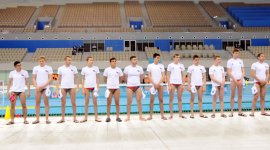 В Баку проводится международный турнир по водному поло (ФОТО)