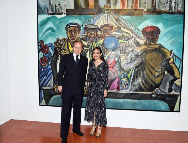 Вице-президент Фонда Гейдара Алиева Лейла Алиева приняла участие в открытии двух выставок в Азербайджанском павильоне в рамках 56-й Венецианской биеннале (ФОТО)