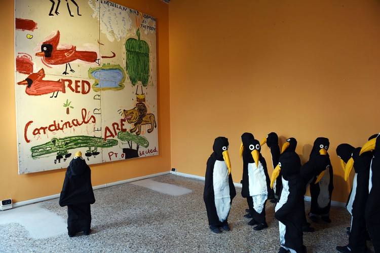 Вице-президент Фонда Гейдара Алиева Лейла Алиева приняла участие в открытии двух выставок в Азербайджанском павильоне в рамках 56-й Венецианской биеннале (ФОТО)