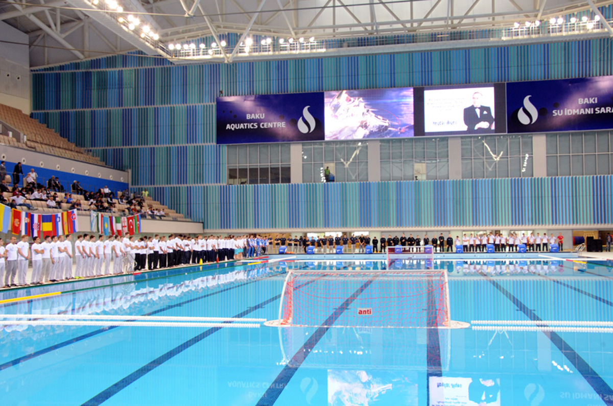 В Баку проводится международный турнир по водному поло (ФОТО)