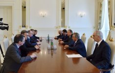 Президент Азербайджана принял делегацию во главе с секретарем Совета Безопасности России