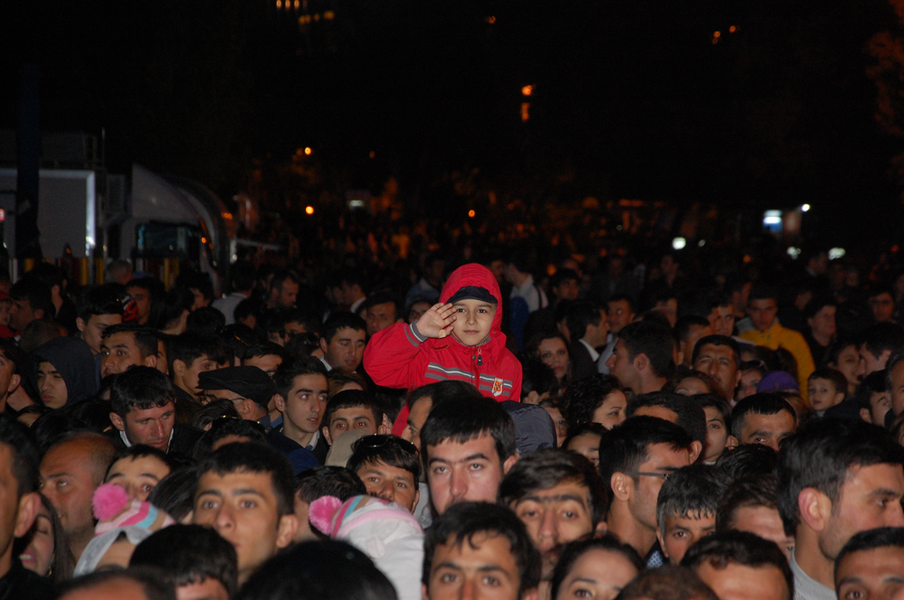 В Баку состоялся праздничный салют (ФОТО)
