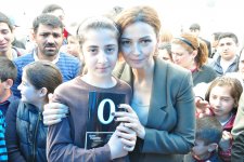 В Товузе прошла книжная акция для детей, посвященная Евроиграм (ФОТО)