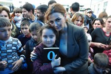 В Товузе прошла книжная акция для детей, посвященная Евроиграм (ФОТО)